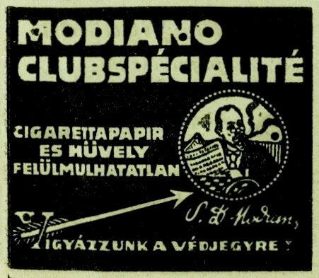 1918.05.21. Modiano reklám