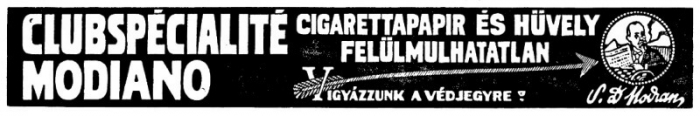 1918.06.15. Modiano reklám