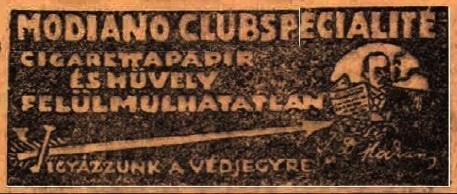 1918.09.21. Modiano reklám