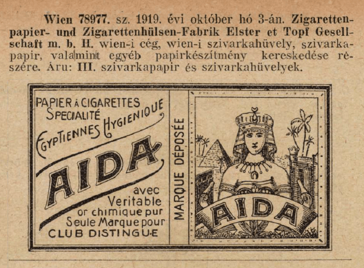 1919.10.03. Aida cigarettapapír