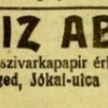 1919.12.10. Riz Abadie cigarettahüvely