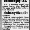 1919.12.13. Üzletmegnyitás