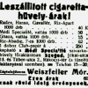 1920.08.15. Cigarettahüvelyek