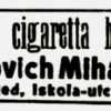 1920.10.01. Jankovich cigarettahüvelyek