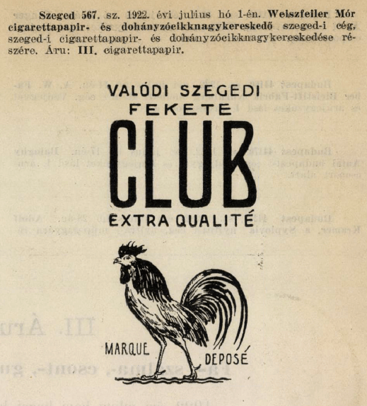 1922.07.01. Valódi Szegedi Fekete Club