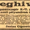 1924.10.12. Janina plakátpályázat
