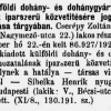 1925.12.01. Dohánybehozatal