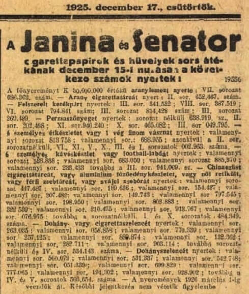 1925.12.17. Janina-Senator