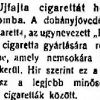 1926.10.05. Újfajta cigaretta