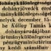 1926.12.14. Dohánykülönlegességek