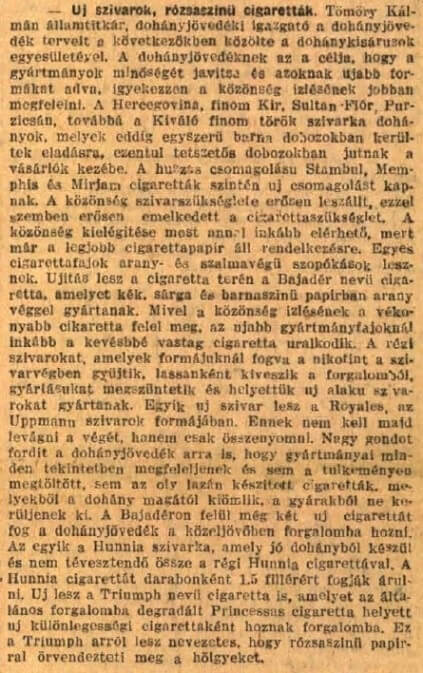 1927.02.05. Rózsaszín cigaretta
