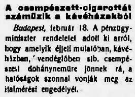 1927.02.19. Csempészcigaretta