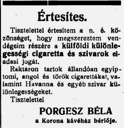 1927.03.27. Különlegességek 1927.03.27. Különlegességek