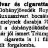 1927.06.12. Új szivar és cigaretta