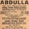 1927.06.15. Abdulla cigaretták