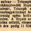 1927.07.11. Royal és Triumph