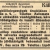 1928.08.12. Kállay Tamás árudája