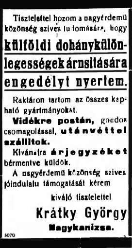 1928.10.17. Külföldi dohányáru