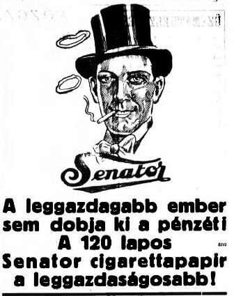 1928.10.28. Senator cigarettapapír