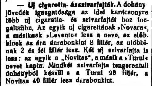 1928.12.09. Új dohányáruk