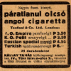 1928.12.15. Teofani & Co. angol cigaretták