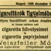 1928.12.25. Papírok és hüvelyek