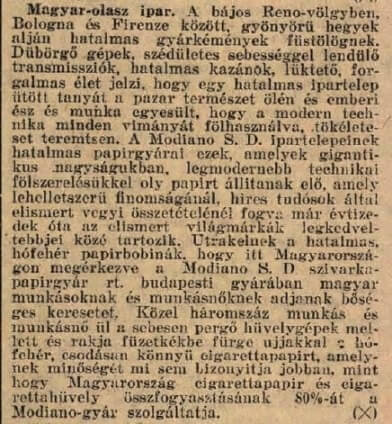 1929.10.27. Magyar-olasz ipar