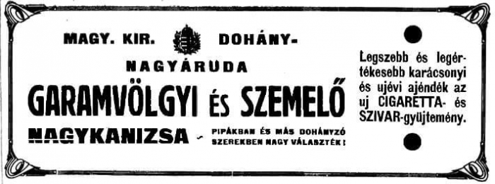 1929.12.25. Nagykanizsai áruda