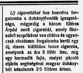 1930.04.20. Árpád cigaretta