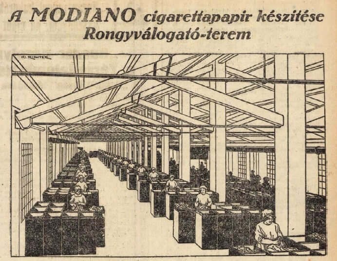 1930.04.29. Modiano-gyár