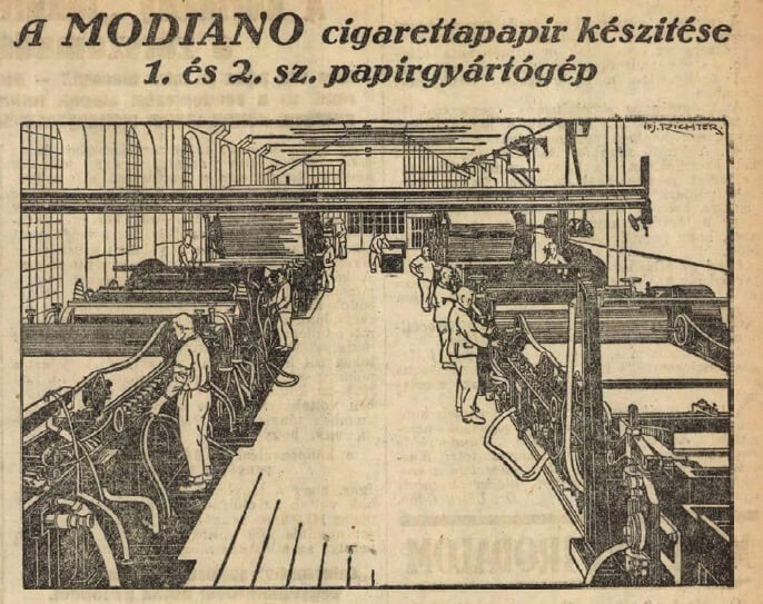 1930.05.08. Modiano-gyár