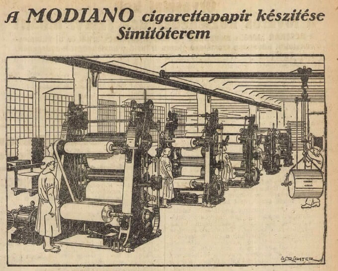 1930.05.15. Modiano-gyár
