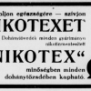 1930.11.15. Nikotex dohányáru