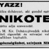 1930.12.01. Nikotex dohányáru