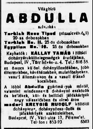 1930.12.07. Abdulla cigaretták