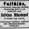 1930.12.16. Fejfájás ellen Nikotex