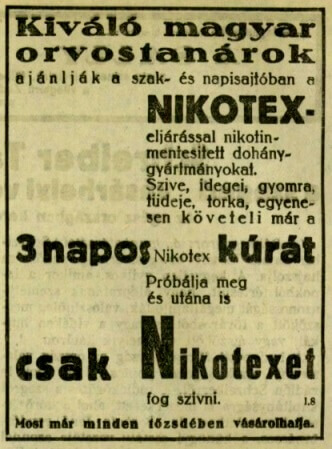 1931.03.17. Nikotex-kúra