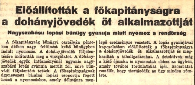 1933.07.22. Dohánylopás