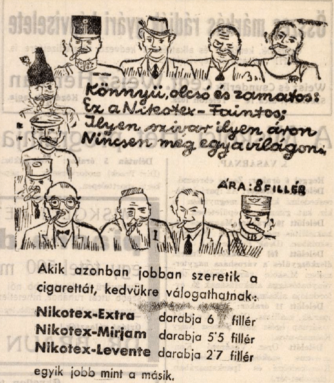 1934.08.05. Nikotex dohányáru