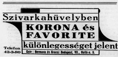 1936.02.06. Korona és Favorite