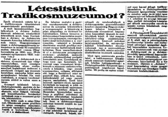 1936.07.16. Trafikosmúzeum