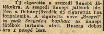 1936.07.28. Szeged cigaretta