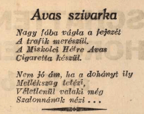 1936.08.02. Avas cigaretta