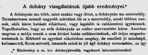 1936.09.15. A dohány vizsgálata