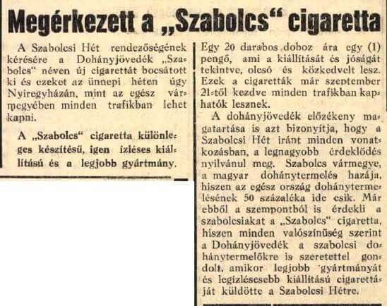 1936.09.20. Szabolcs cigaretta