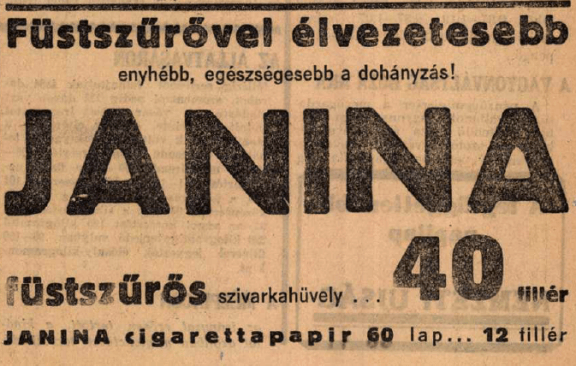 1936.11.03. Janina papír és hüvely