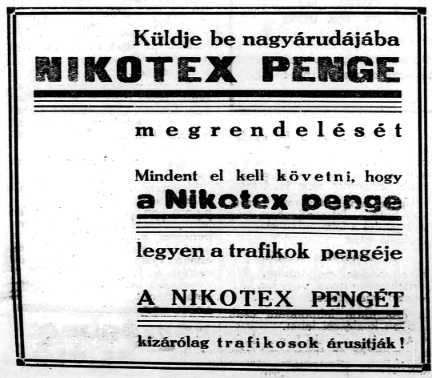 1936.11.05. Nikotex penge