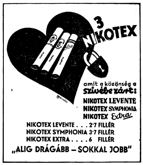 1937.10.10. Nikotex-dohányáru