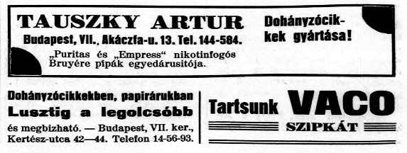 1937.11.04. Apróhirdetések