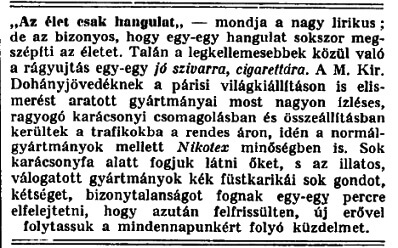 1937.12.26. Az élet csak hangulat